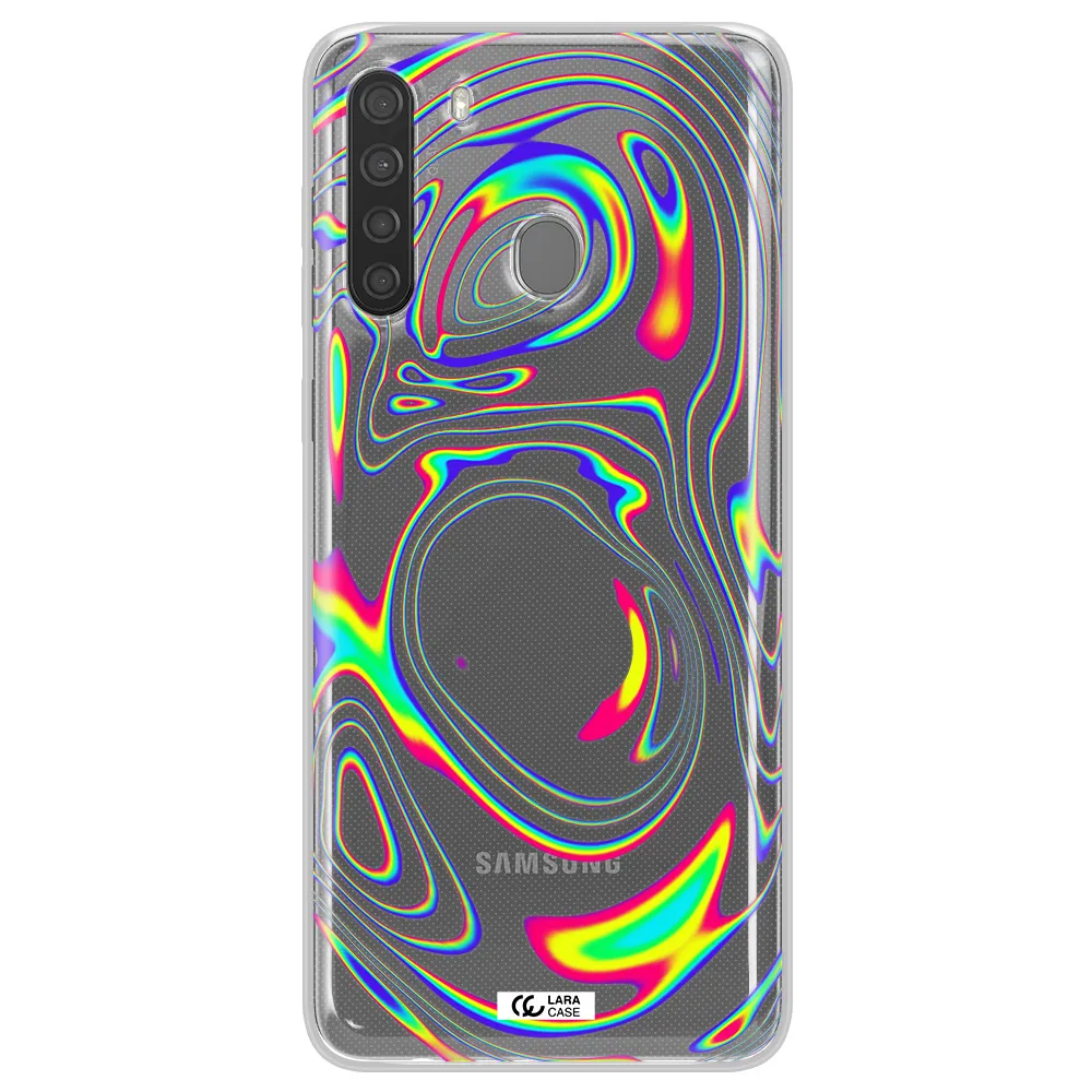 High Vibes Samsung A21 Clear TPU Case