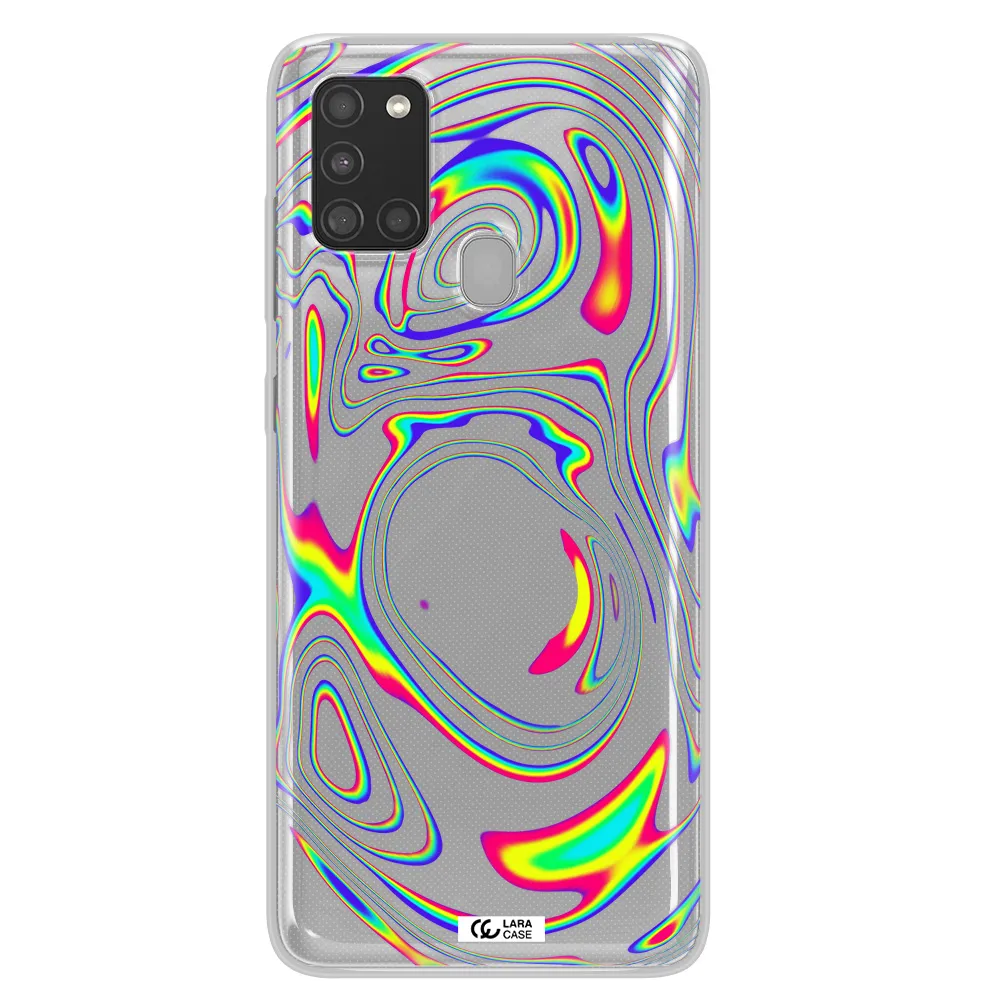 High Vibes Samsung A21S Clear TPU Case