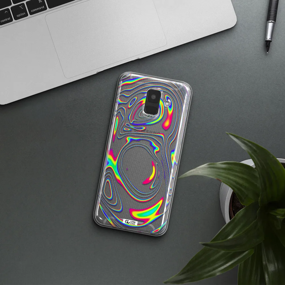 High Vibes Samsung A6 Clear TPU Case