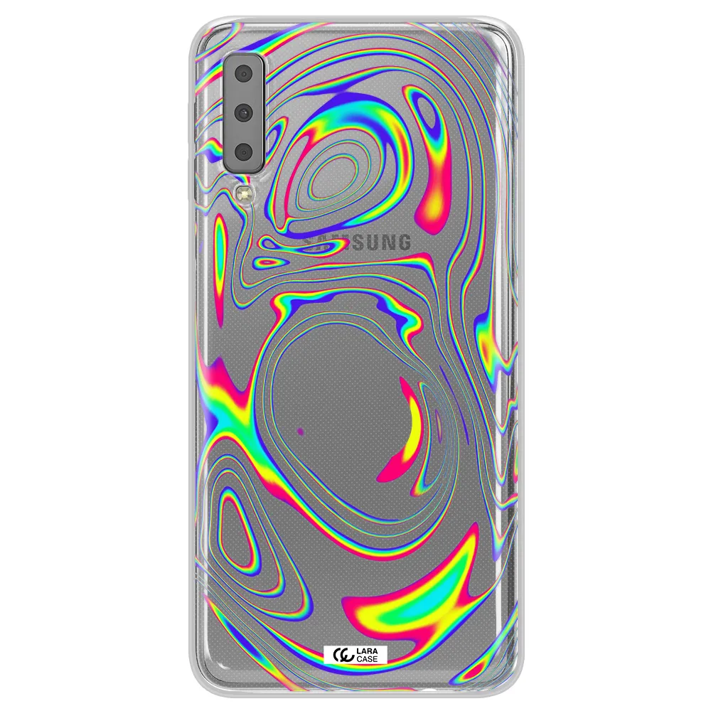 High Vibes Samsung A7 2018 Clear TPU Case