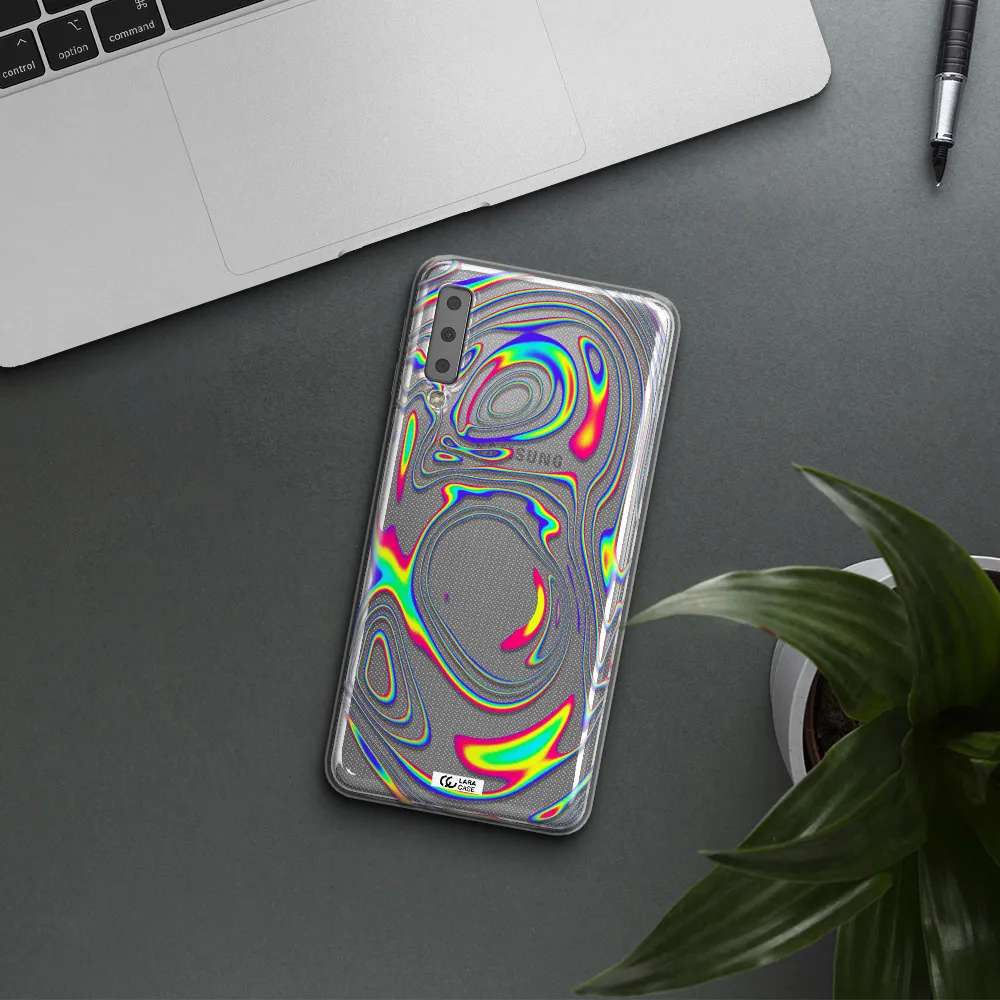 High Vibes Samsung A7 2018 Clear TPU Case