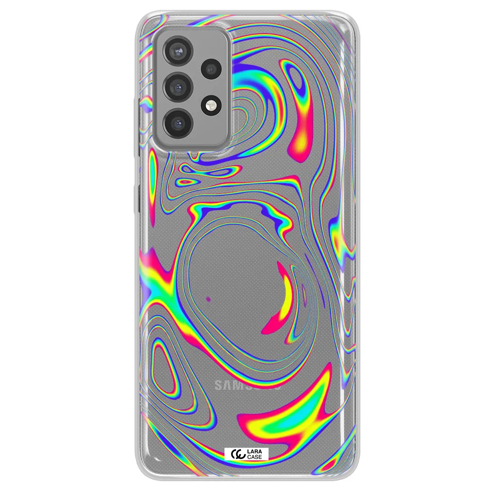 High Vibes Samsung A72 Clear TPU Case