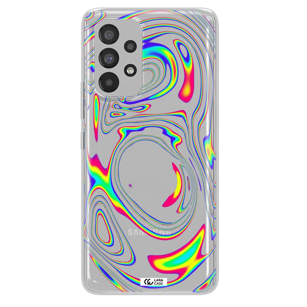 High Vibes Samsung A73 Clear TPU Case