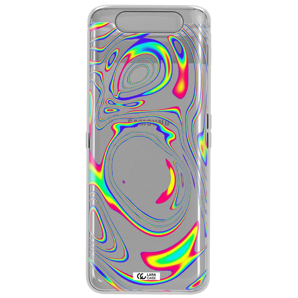 High Vibes Samsung A80 Clear TPU Case
