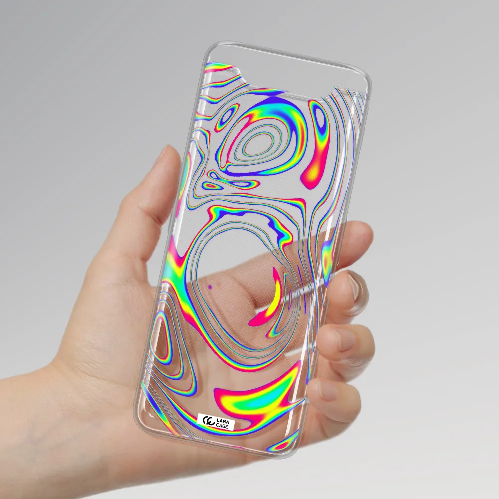 High Vibes Samsung A80 Clear TPU Case
