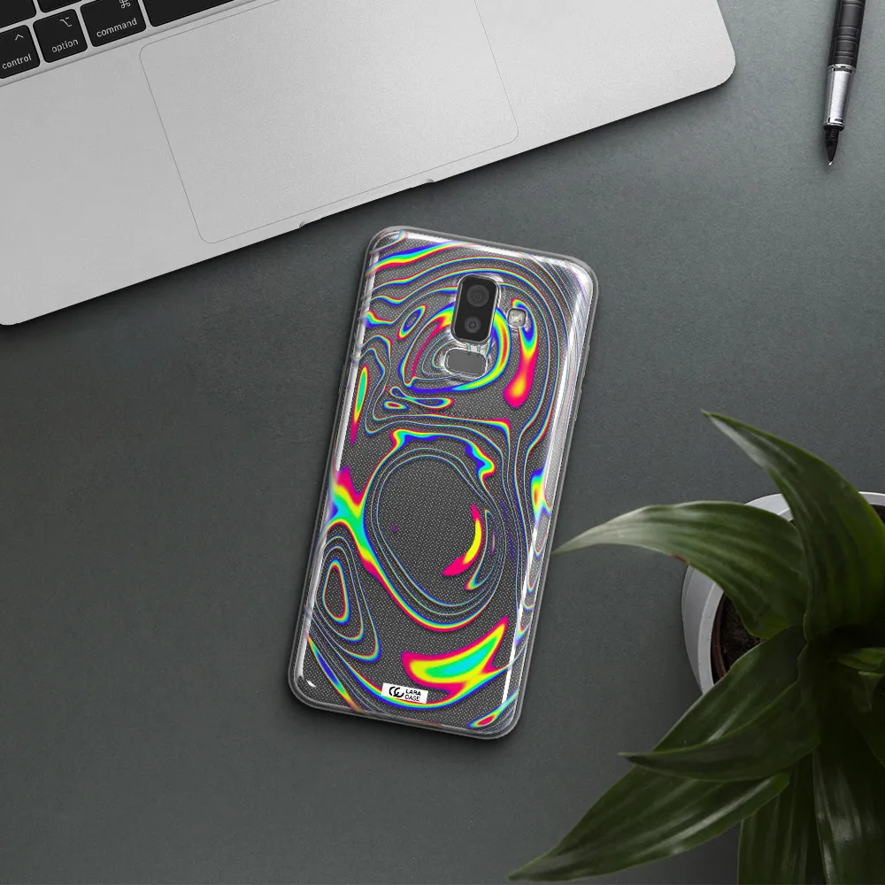 High Vibes Samsung J8 Clear TPU Case