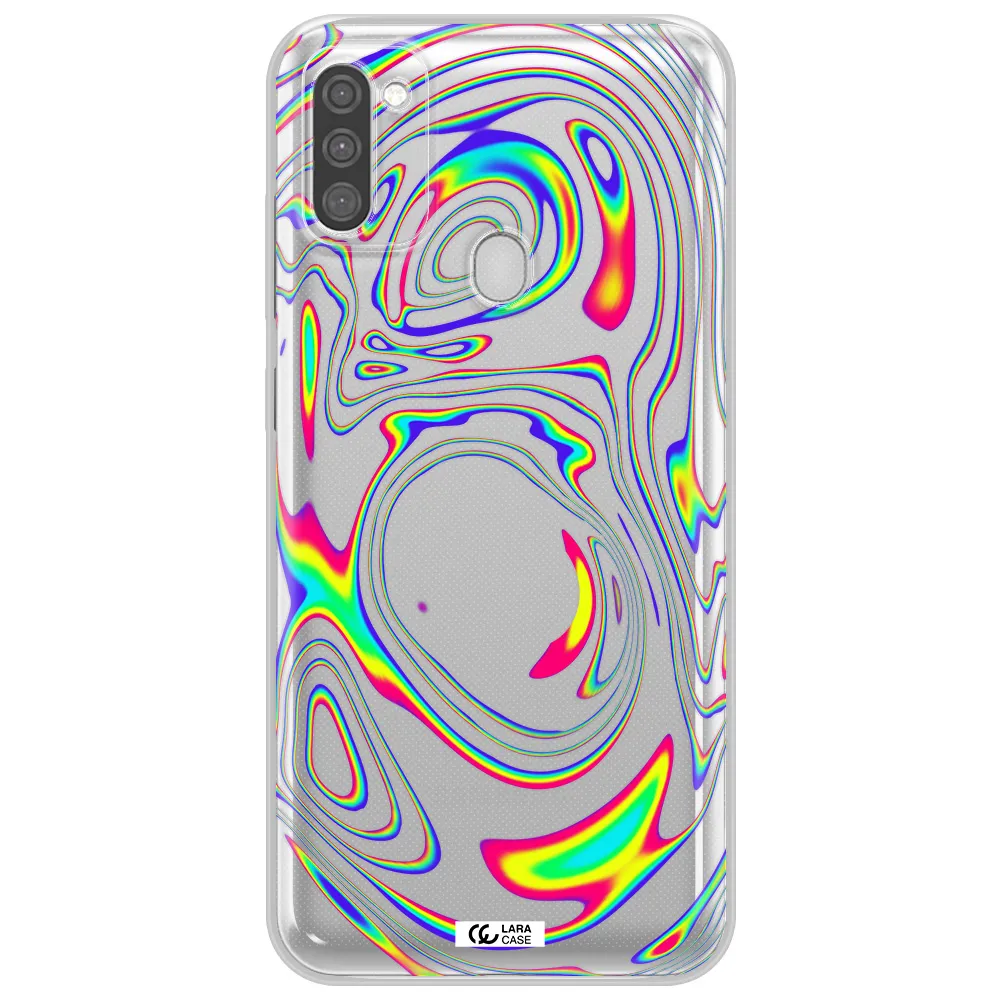 High Vibes Samsung M11 Clear TPU Case