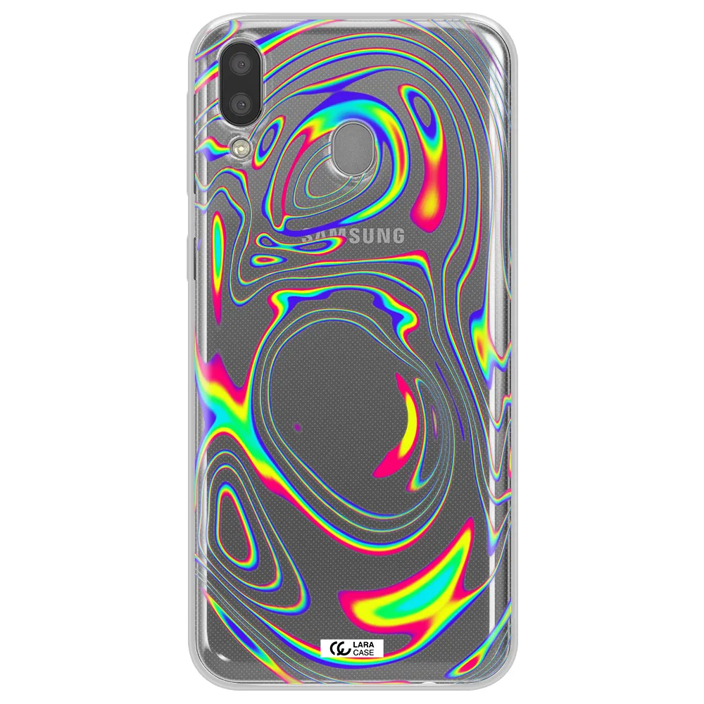 High Vibes Samsung M20 Clear TPU Case