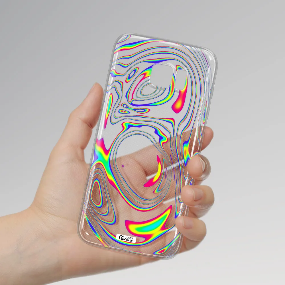 High Vibes Samsung S7 Edge Clear TPU Case
