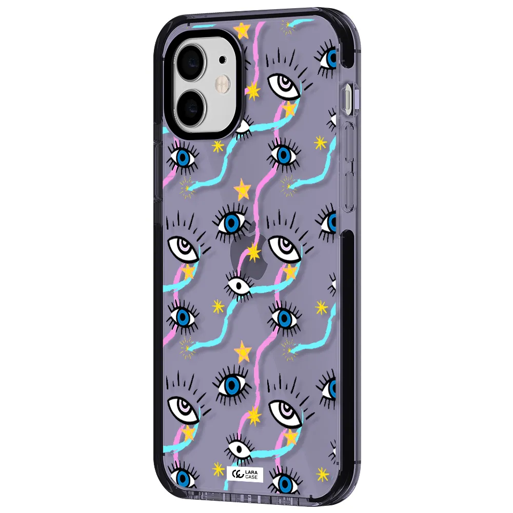 Eye And Ribbon Apple iPhone 11 impact Lilac Case