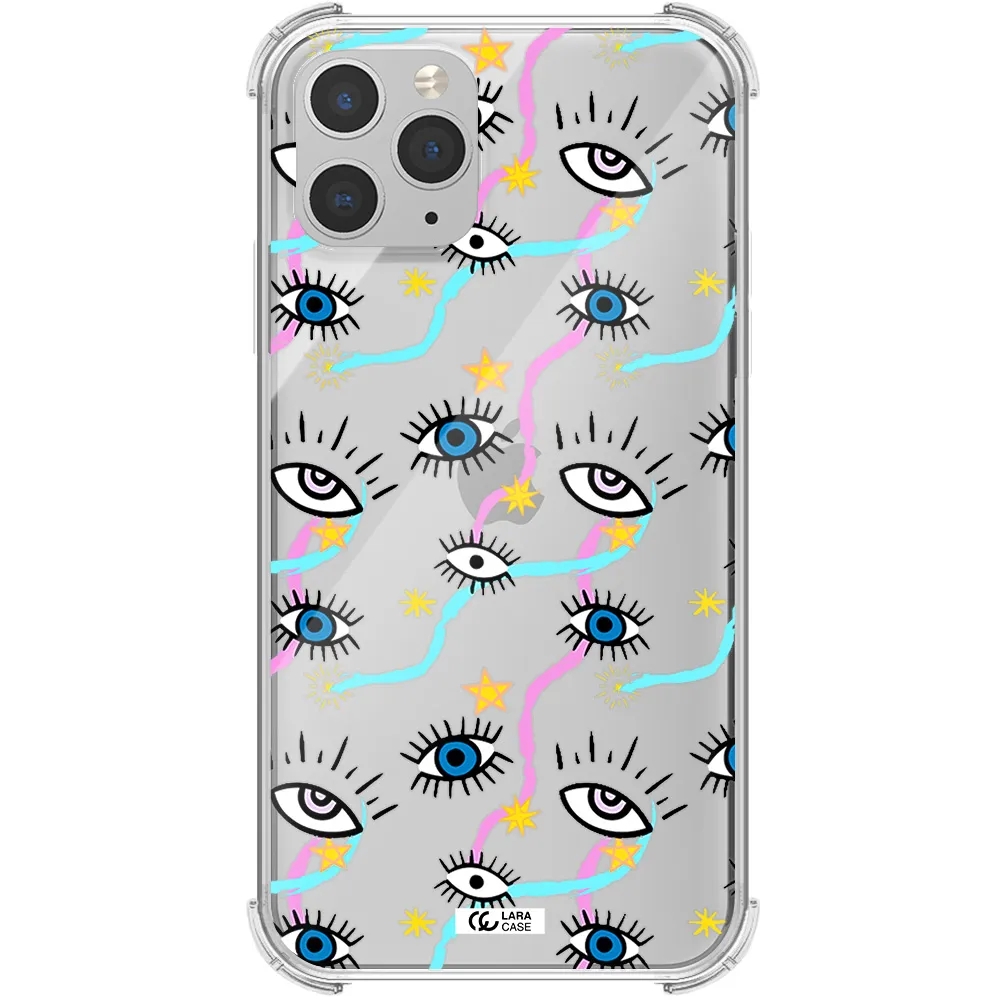 Eye And Ribbon Apple iPhone 11 pro max Clear PC Case