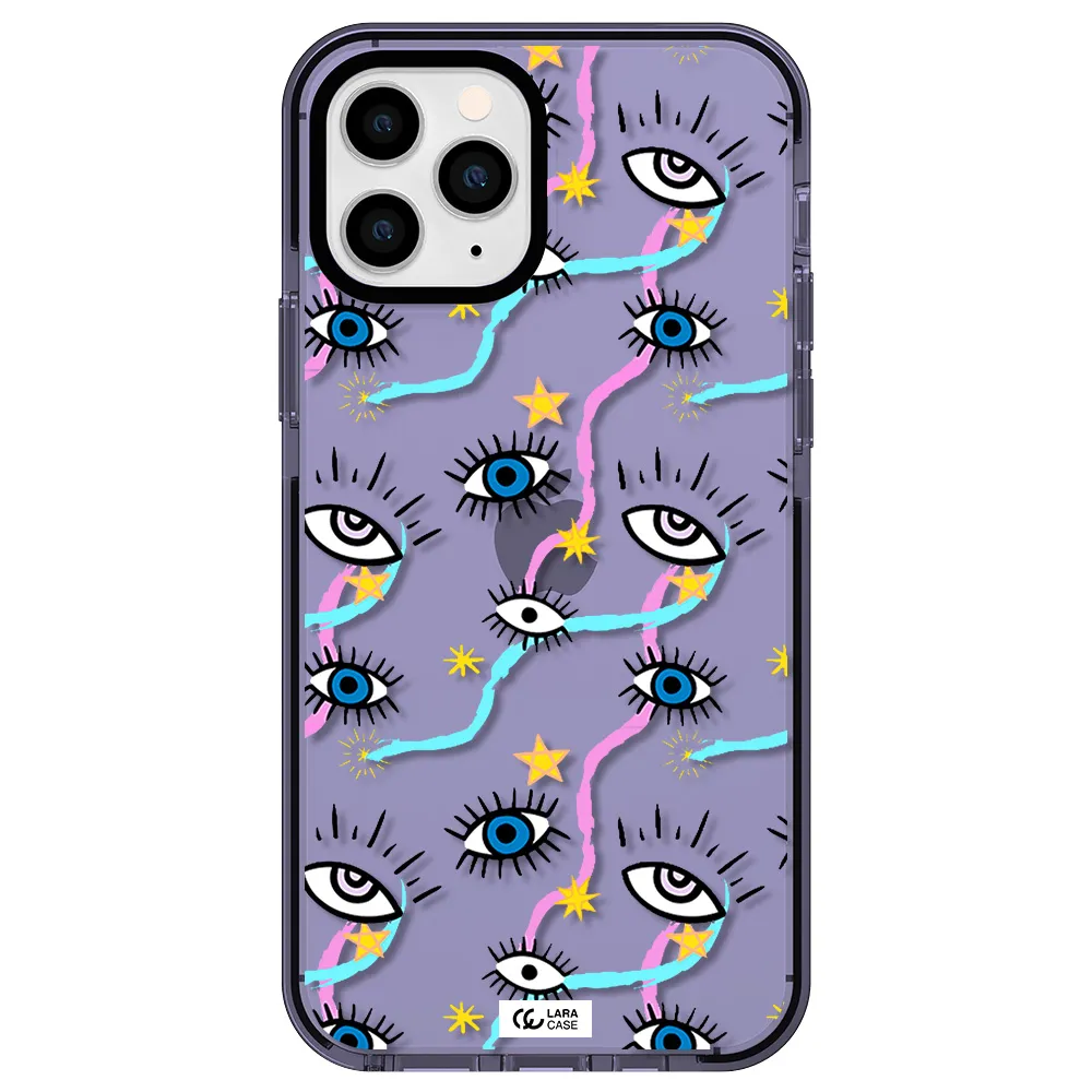 Eye And Ribbon Apple iPhone 11 pro max impact Lilac Case