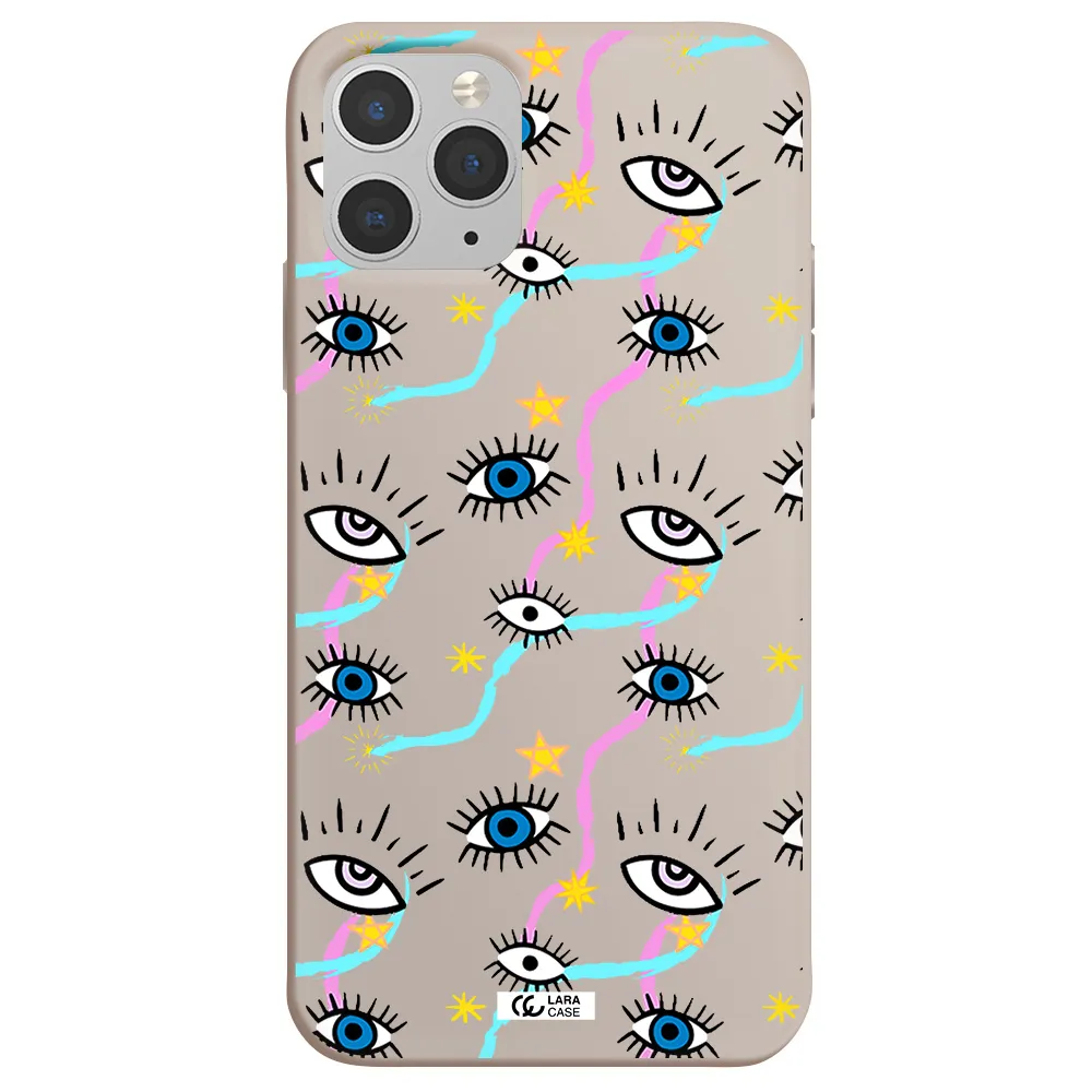 Eye And Ribbon Apple iPhone 11 pro max Silicone Stone Case