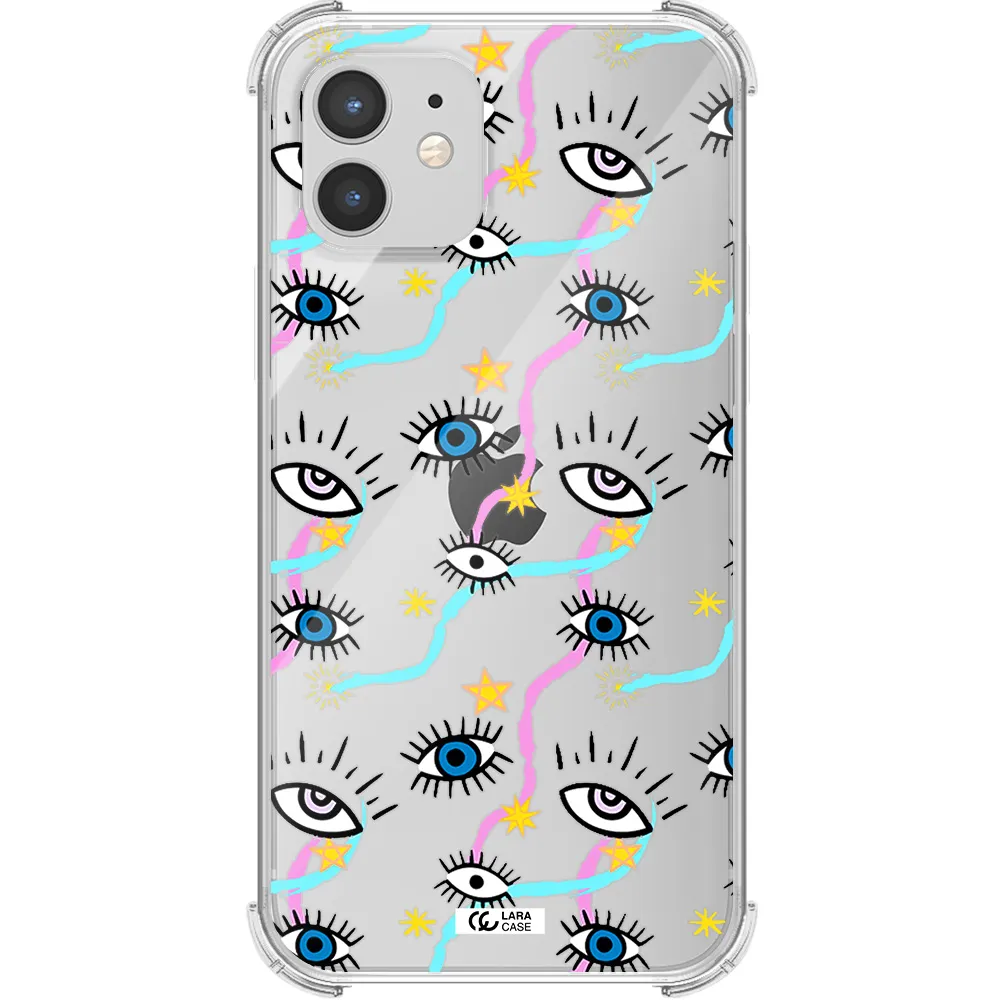 Eye And Ribbon Apple iPhone 12 mini Clear PC Case