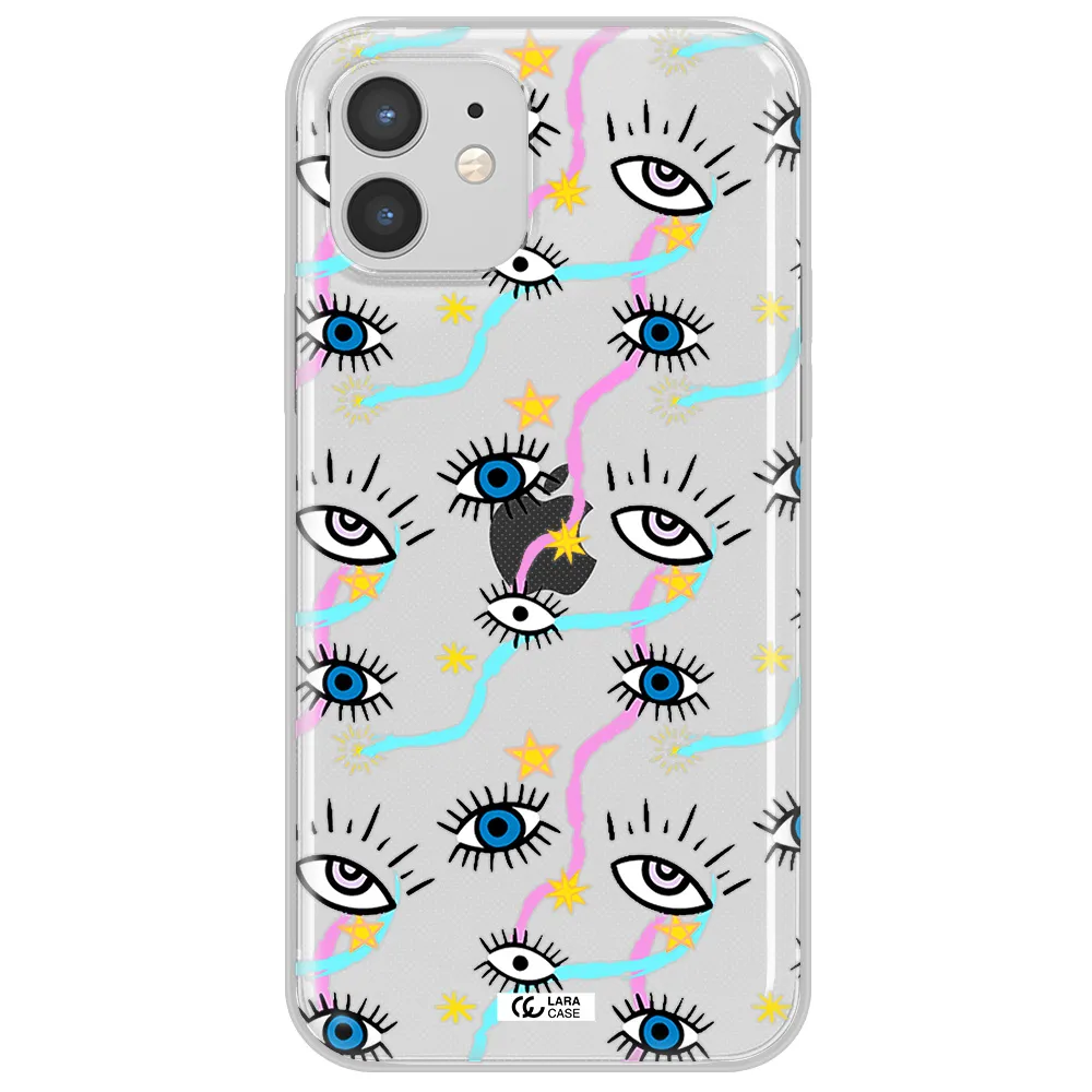 Eye And Ribbon Apple iPhone 12 mini Clear TPU Case