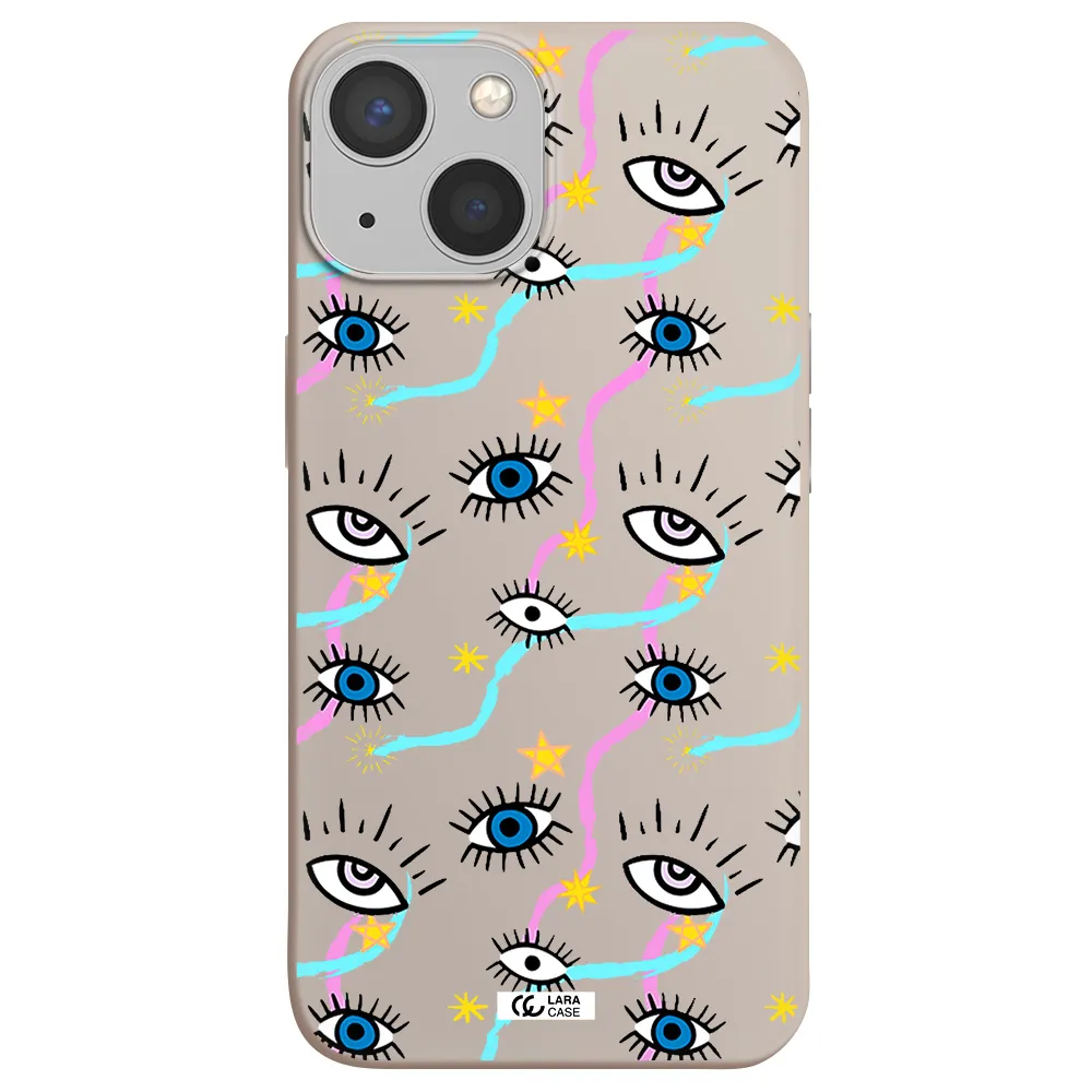 Eye And Ribbon Apple iPhone 13 mini Silicone Stone Case