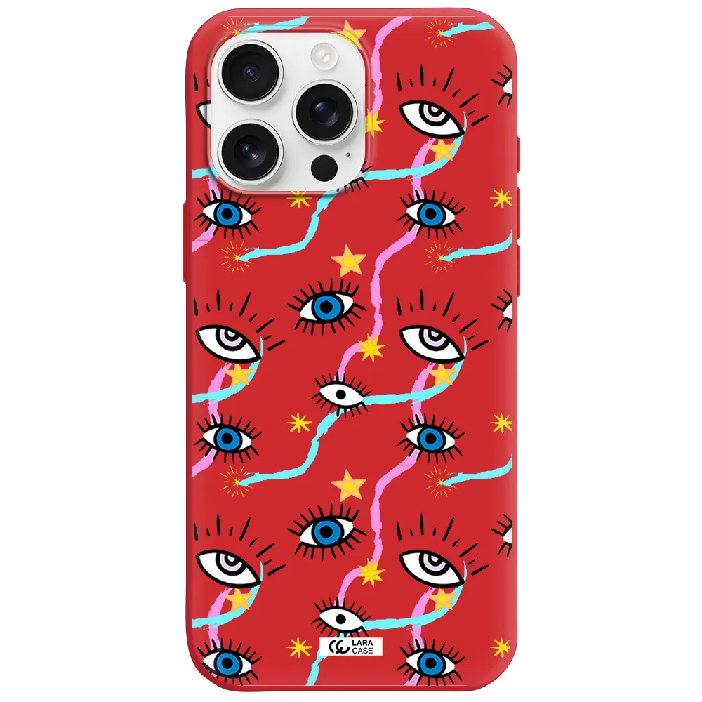 Eye And Ribbon Apple Iphone 16 Pro Max Silicone Stone Case