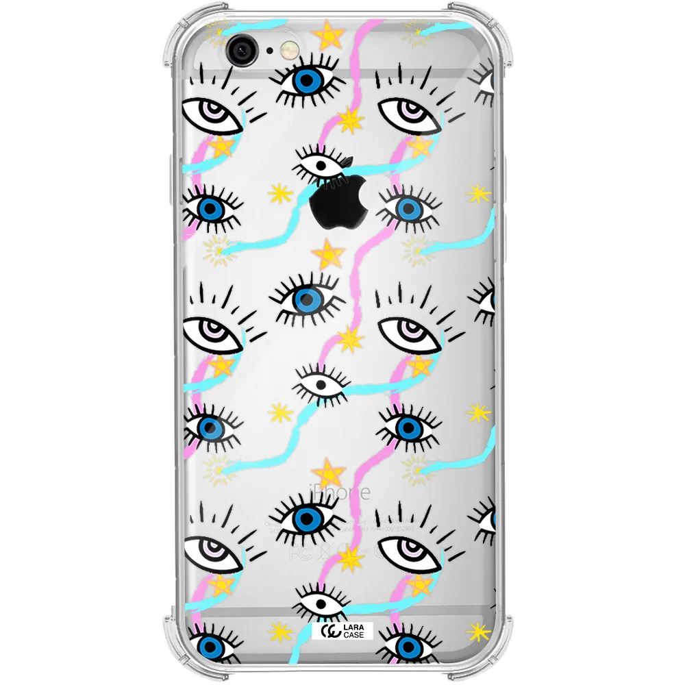 Eye And Ribbon Apple iPhone 6 Clear PC Case
