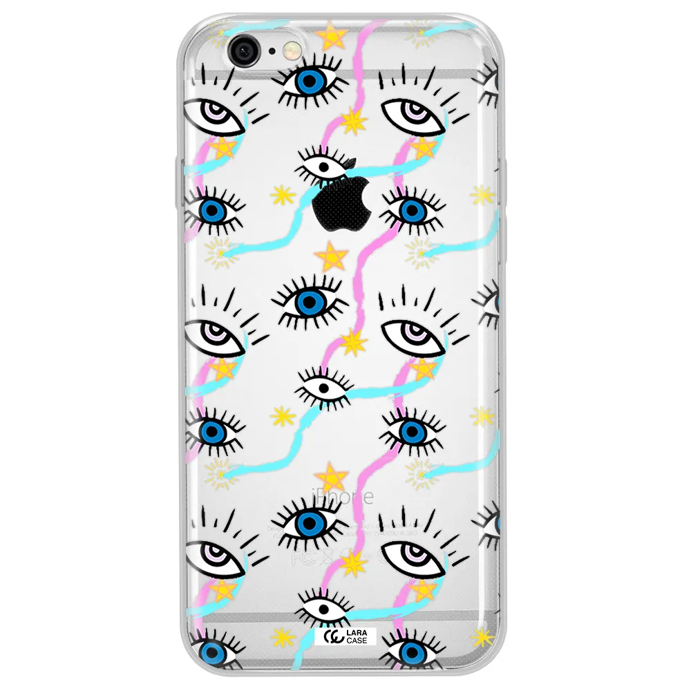 Eye And Ribbon Apple iPhone 6 Clear TPU Case