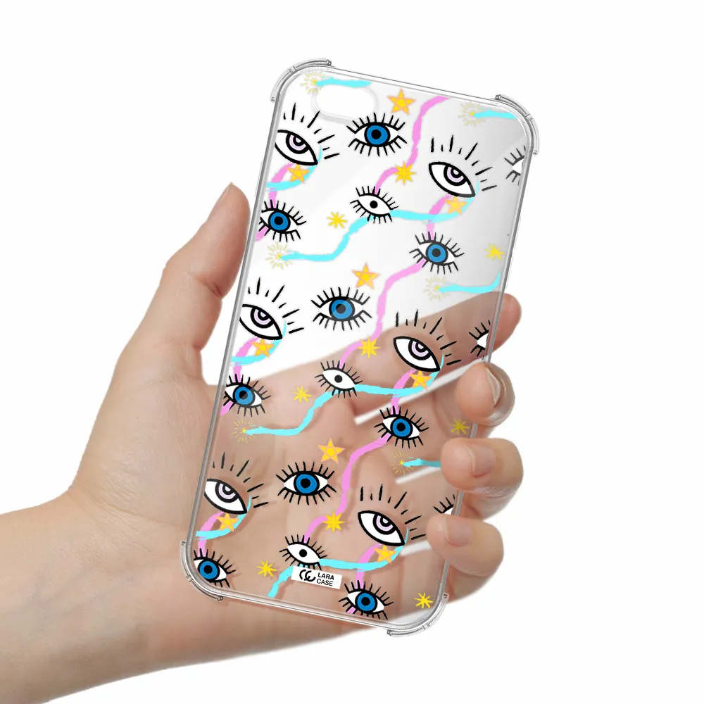 Eye And Ribbon Apple iPhone 6 plus Clear PC Case