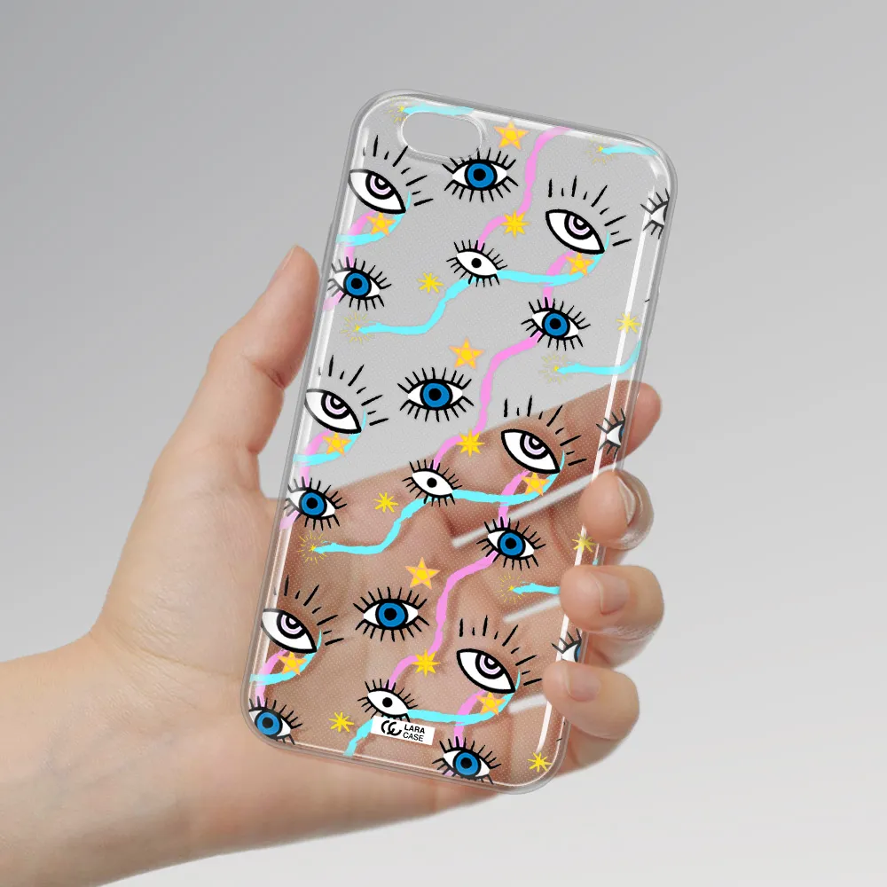 Eye And Ribbon Apple iPhone 6 plus Clear TPU Case