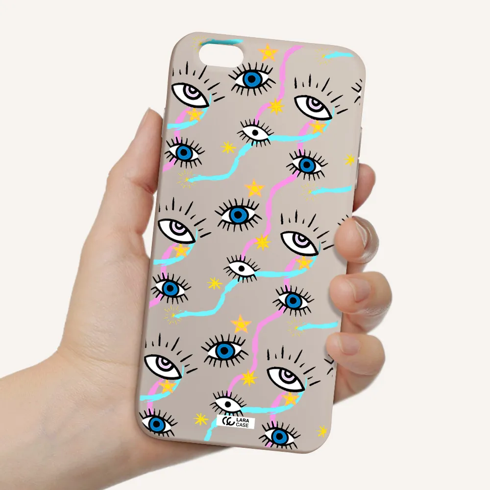 Eye And Ribbon Apple iPhone 6 plus Silicone Stone Case