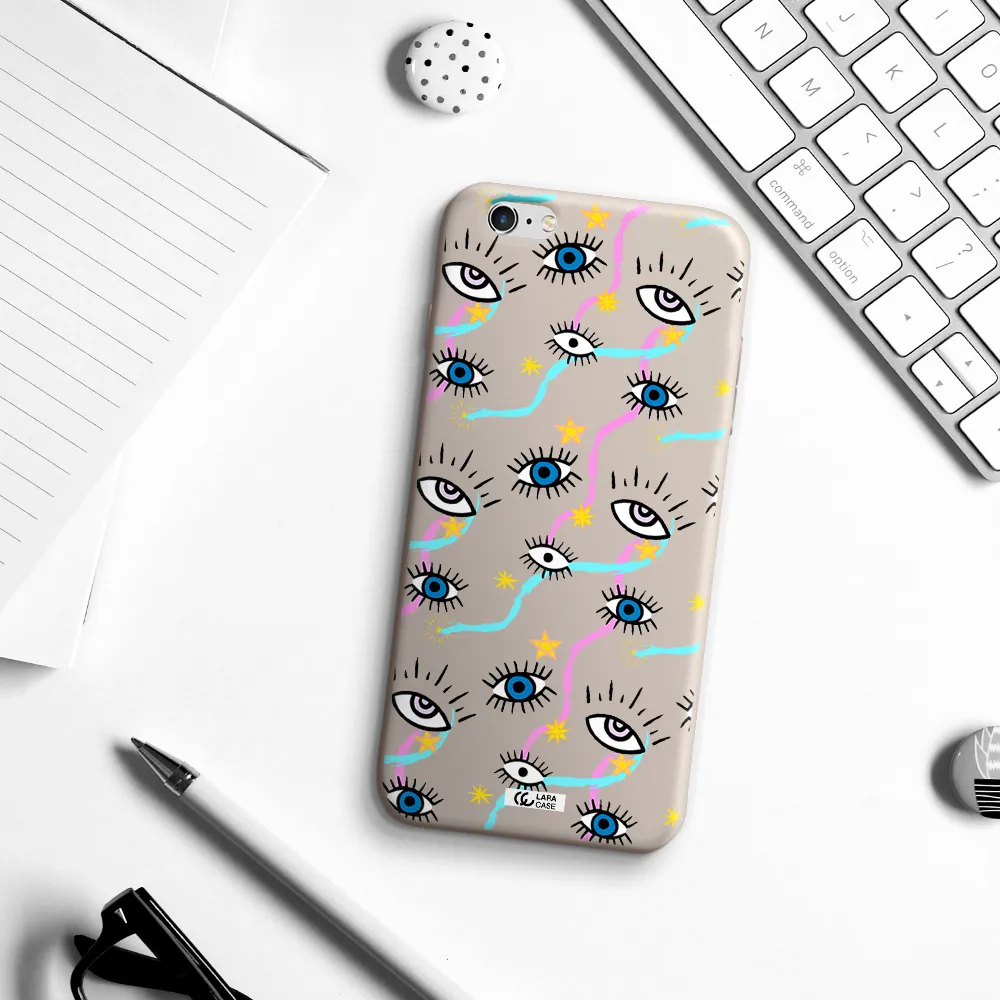 Eye And Ribbon Apple iPhone 6 plus Silicone Stone Case