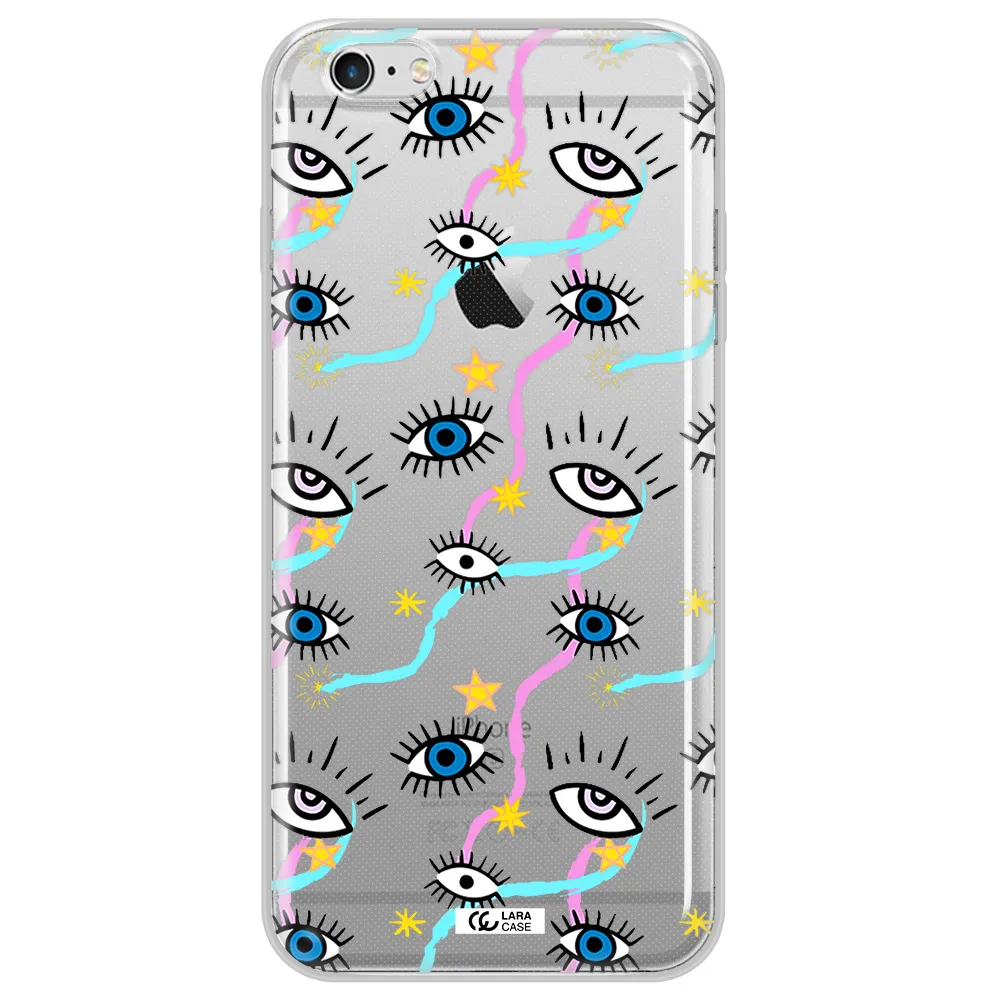 Eye And Ribbon Apple iPhone 6 s plus Clear TPU Case