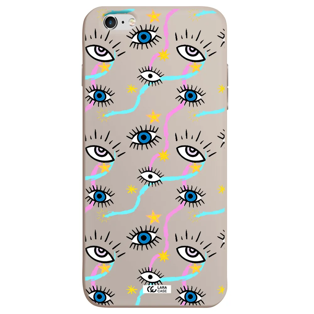 Eye And Ribbon Apple iPhone 6 s plus Silicone Stone Case