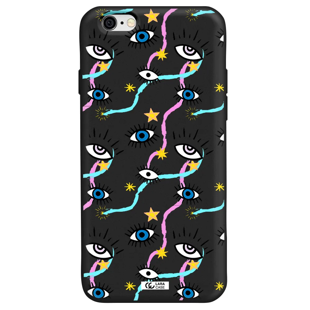 Eye And Ribbon Apple iPhone 6 Silicone black Case