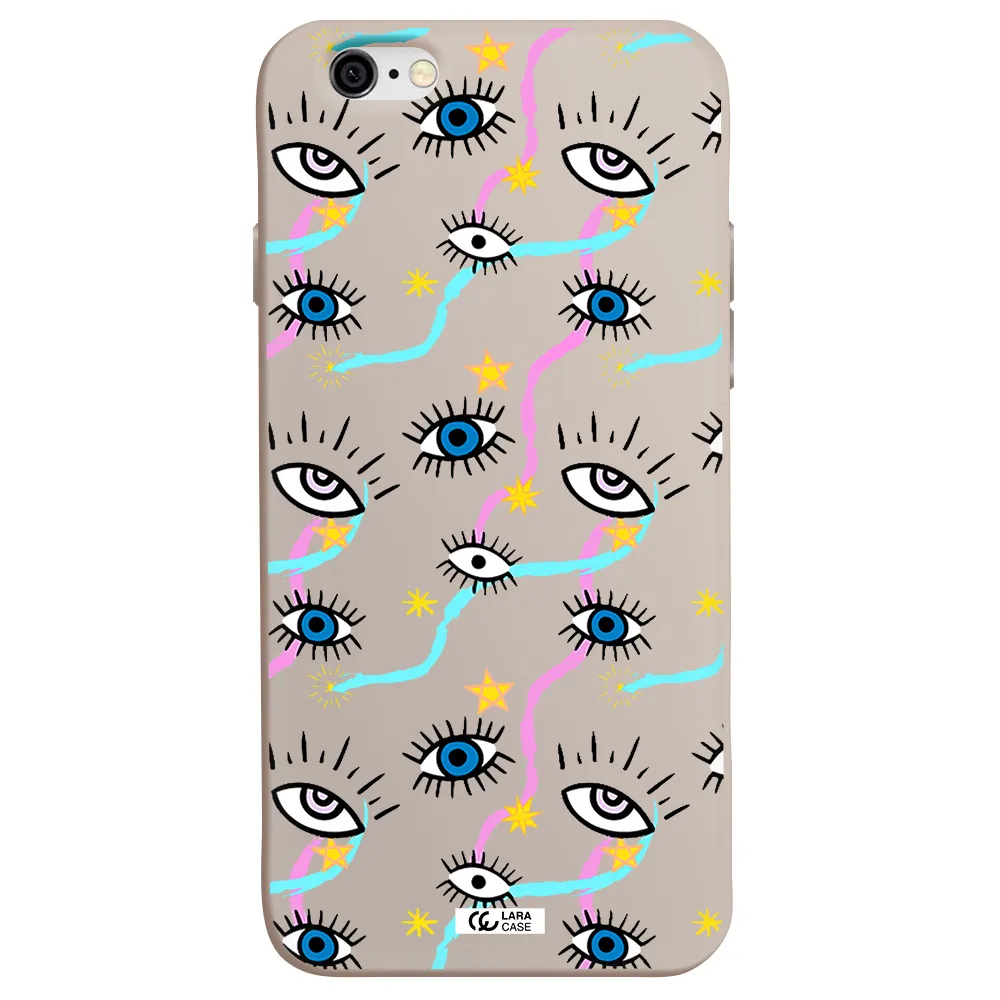Eye And Ribbon Apple iPhone 6 Silicone Stone Case