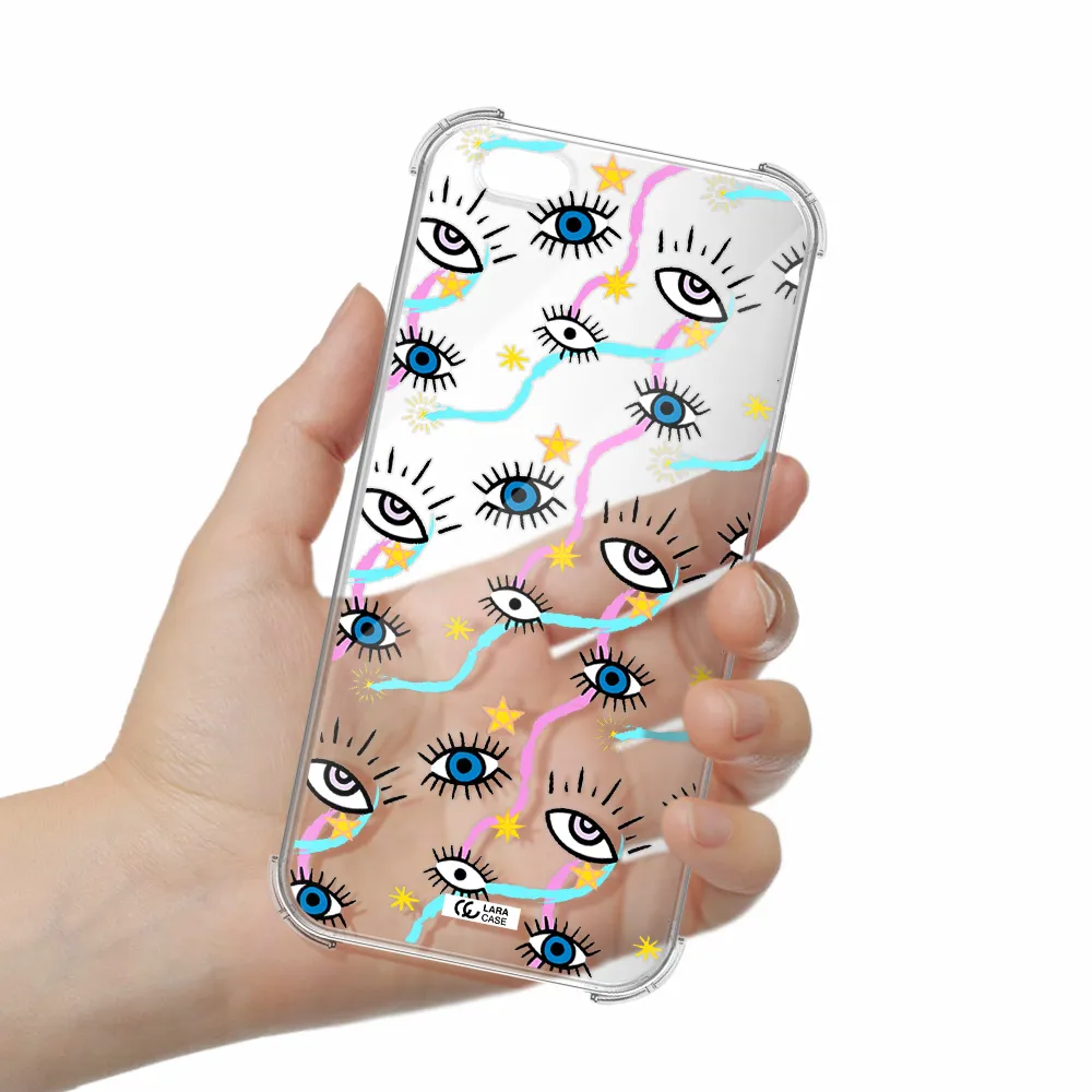 Eye And Ribbon Apple iPhone 6S Clear PC Case