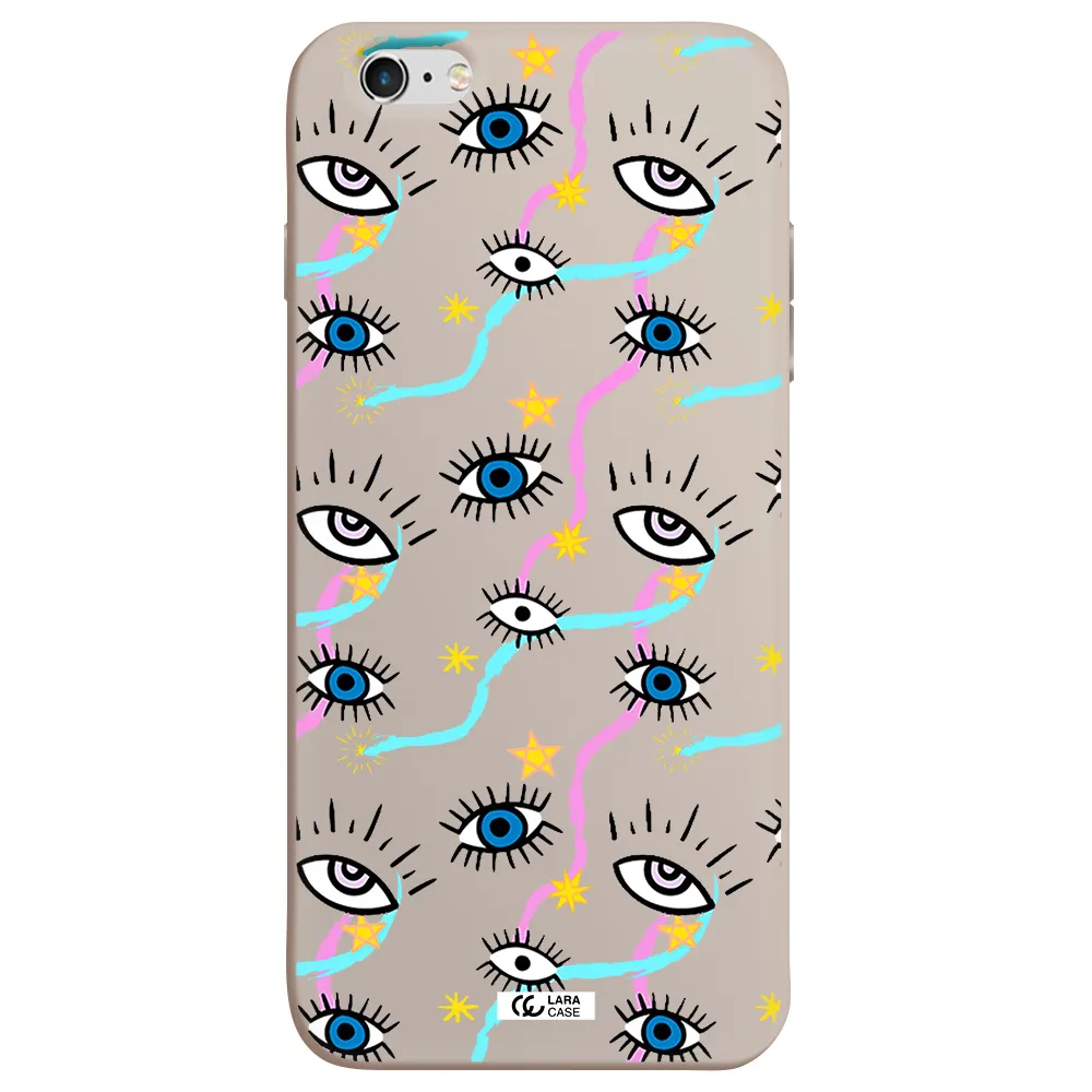 Eye And Ribbon Apple iPhone 6S Silicone Stone Case