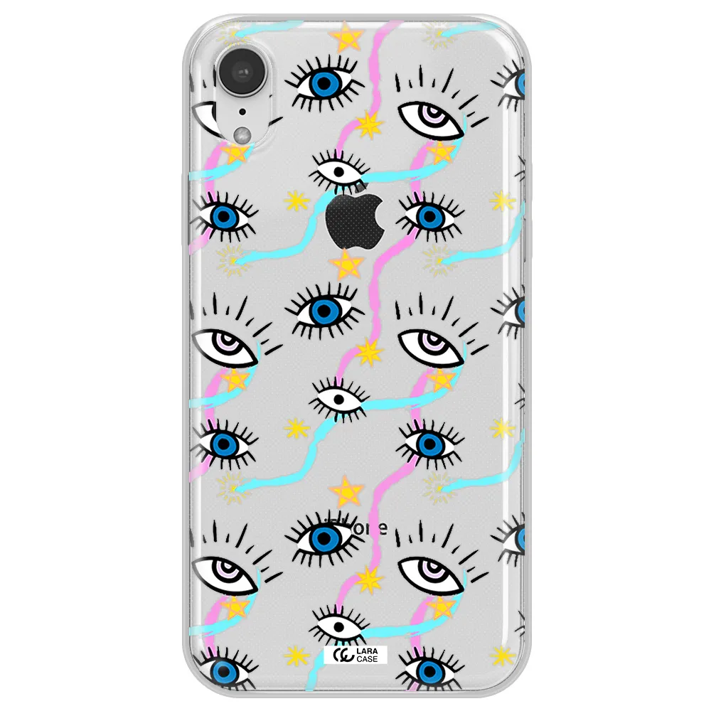 Eye And Ribbon Apple iPhone XR Clear TPU Case
