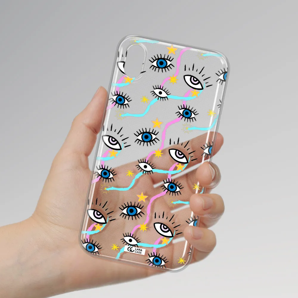 Eye And Ribbon Apple iPhone XR Clear TPU Case