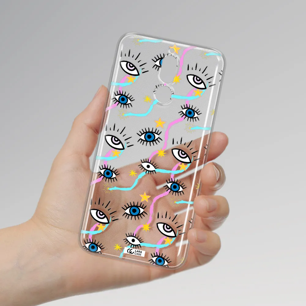 Eye And Ribbon Huawei Mate 10 Lite Clear TPU Case