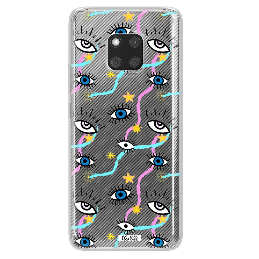 Eye And Ribbon Huawei Mate 20 Pro Clear TPU Case