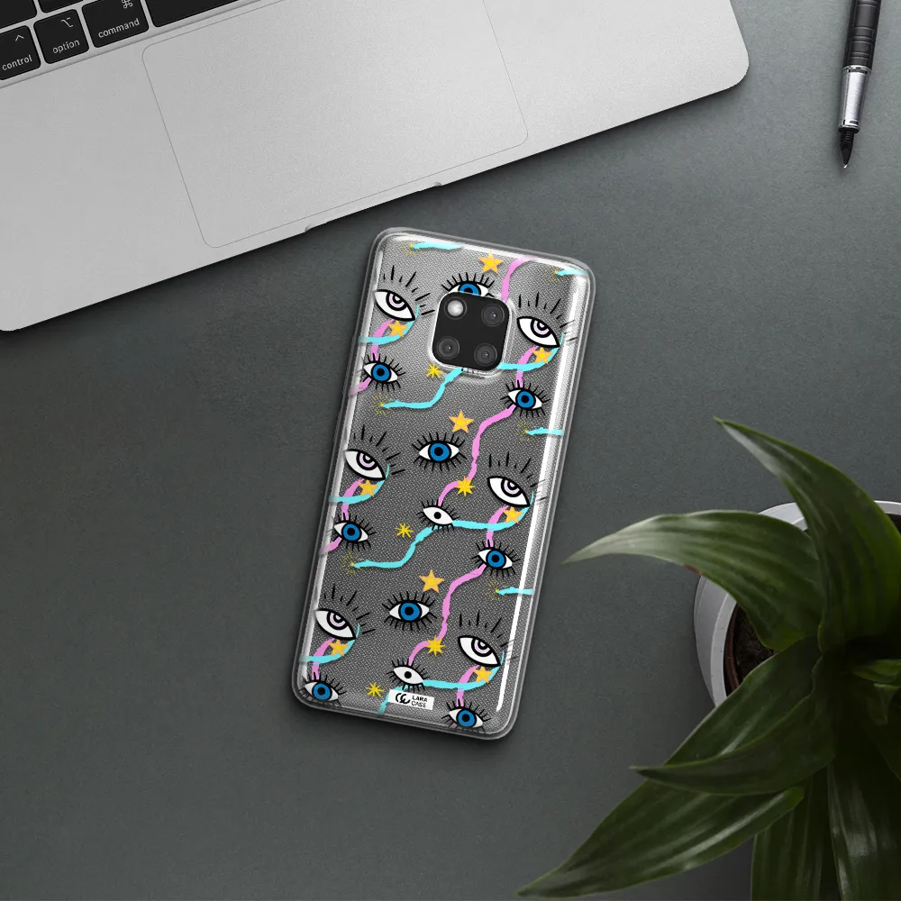 Eye And Ribbon Huawei Mate 20 Pro Clear TPU Case