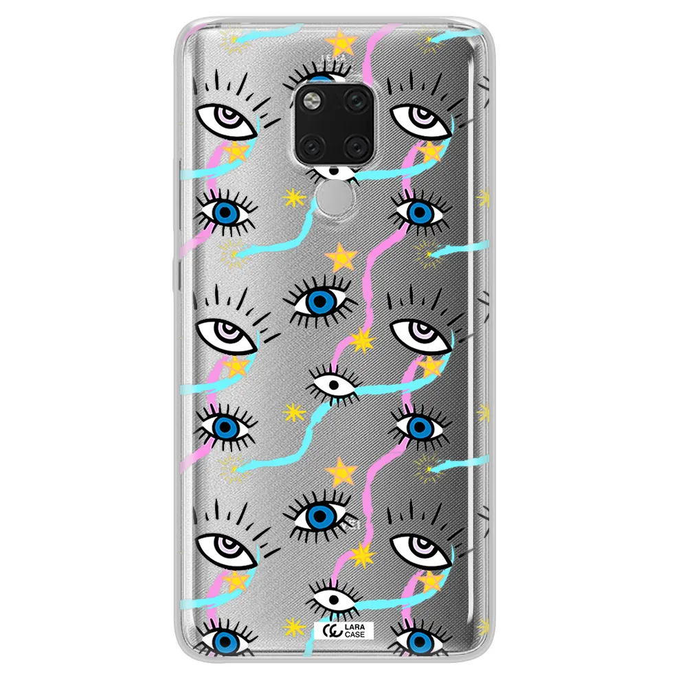 Eye And Ribbon Huawei Mate 20X Clear TPU Case