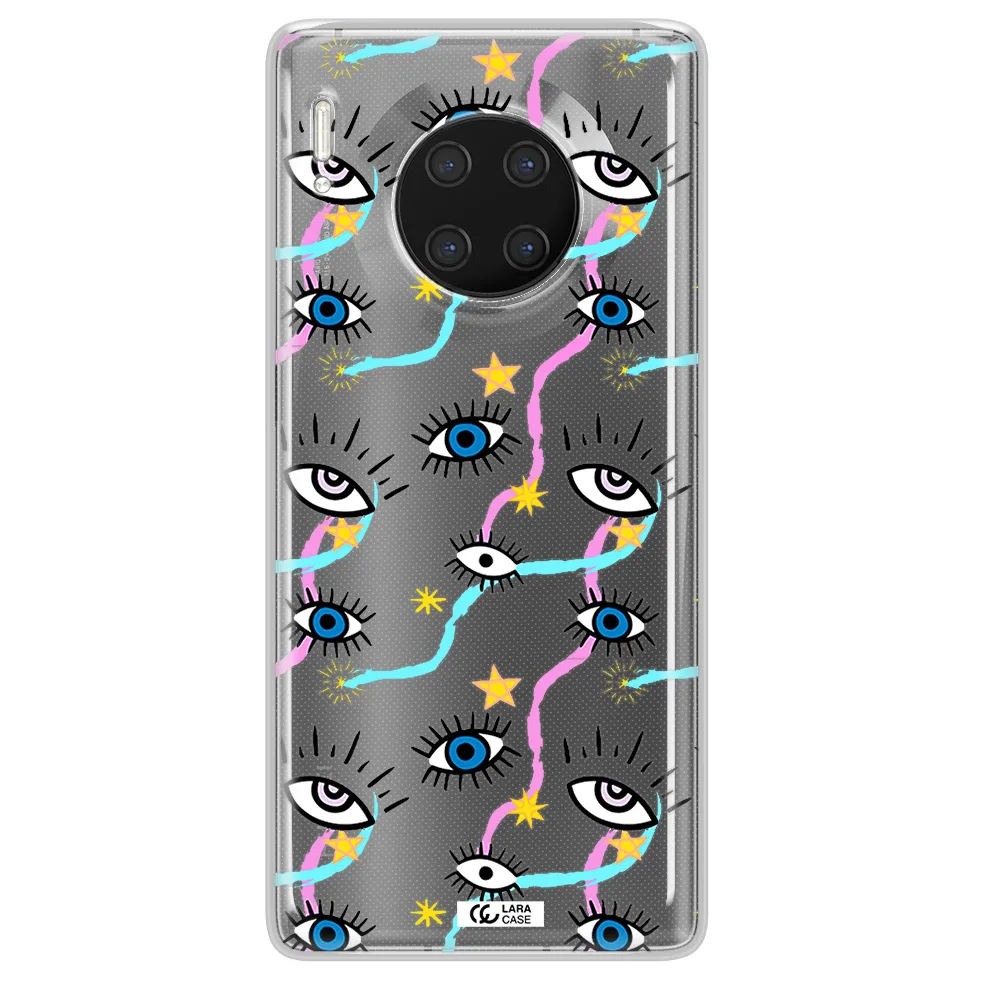 Eye And Ribbon Huawei Mate 30 Pro Clear TPU Case