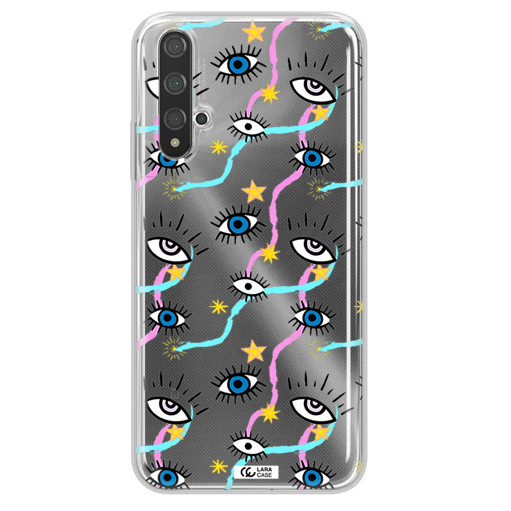 Eye And Ribbon Huawei Nova 5t Clear TPU Case