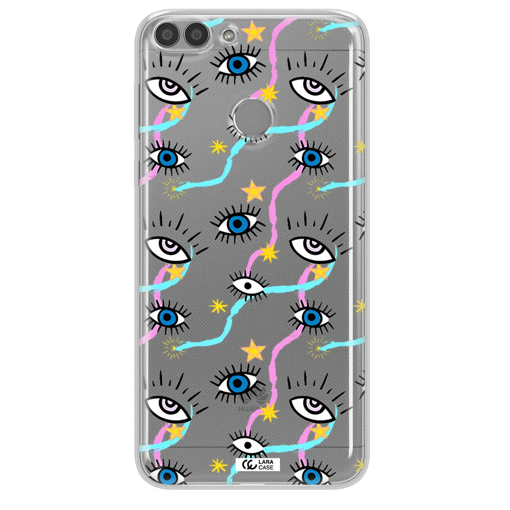Eye And Ribbon Huawei P Smart 2017 Clear TPU Case