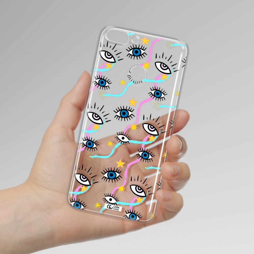 Eye And Ribbon Huawei P Smart 2017 Clear TPU Case