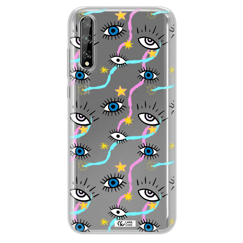 Eye And Ribbon Huawei P Smart S Clear TPU Case