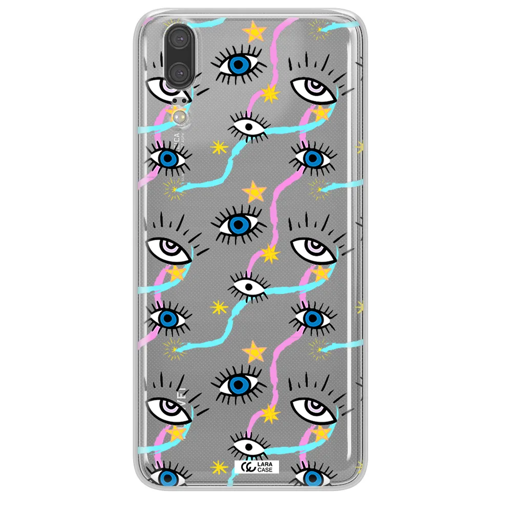 Eye And Ribbon Huawei P20 Clear TPU Case