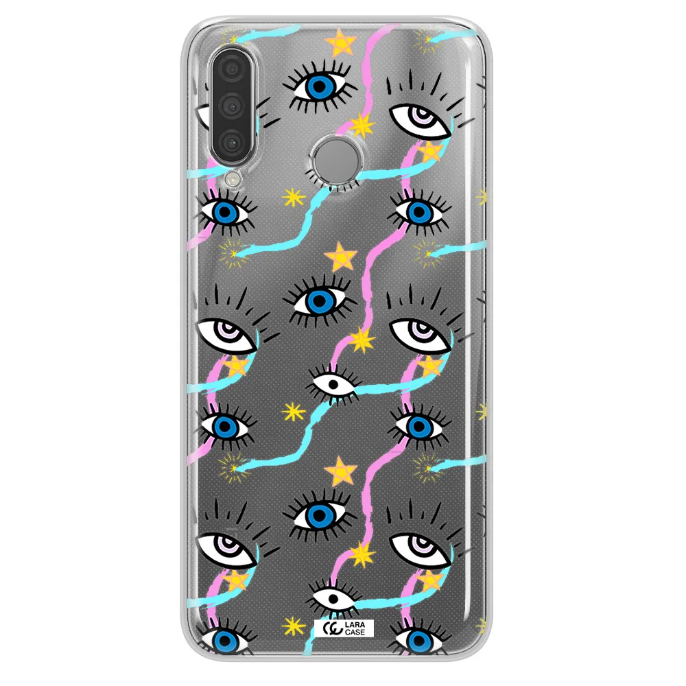 Eye And Ribbon Huawei P30 Lite Clear TPU Case