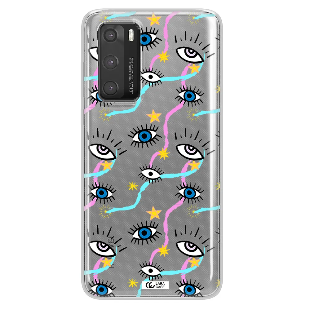 Eye And Ribbon Huawei P40 Clear TPU Case