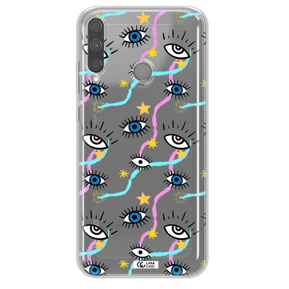 Eye And Ribbon Huawei P40 Lite E Clear TPU Case