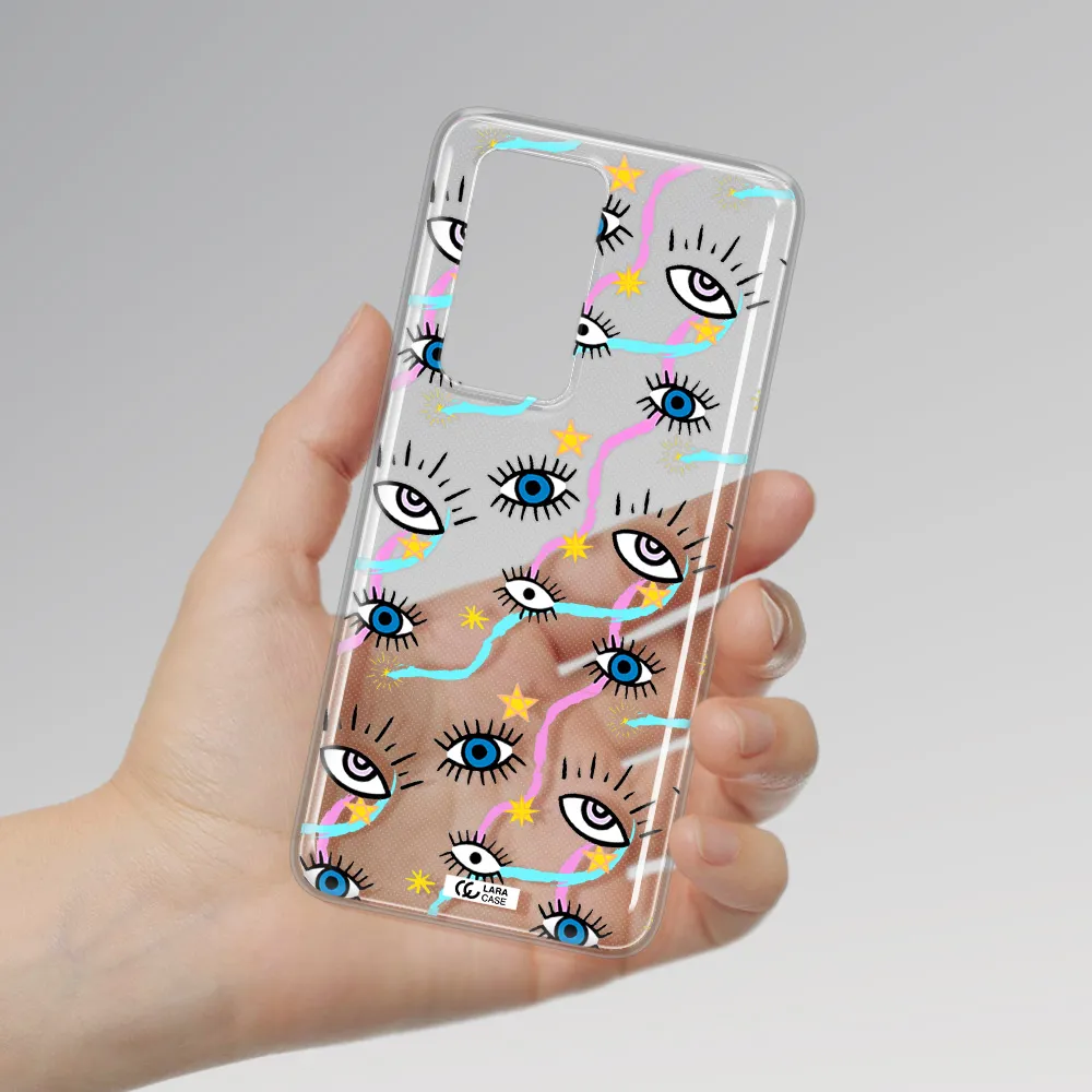 Eye And Ribbon Huawei P40 Pro Clear TPU Case