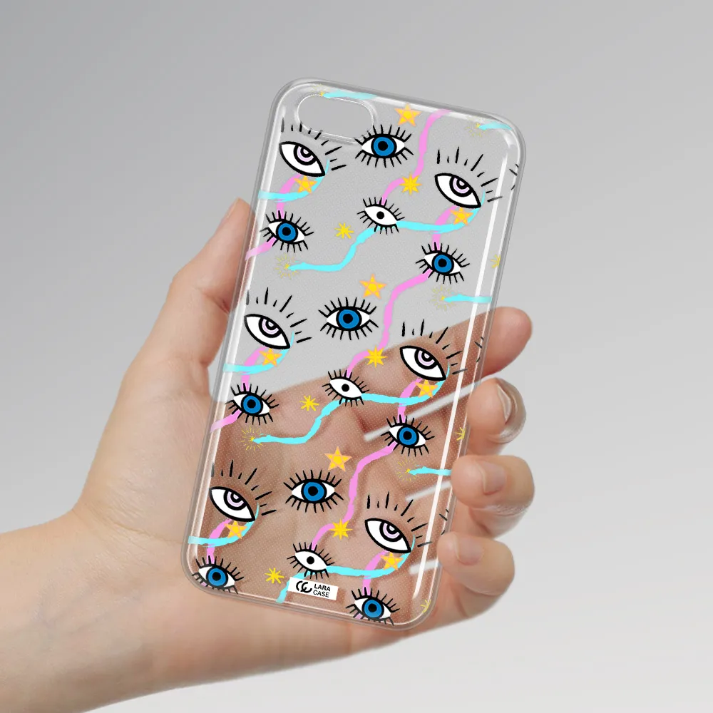 Eye And Ribbon Huawei Y5 2018 Clear TPU Case